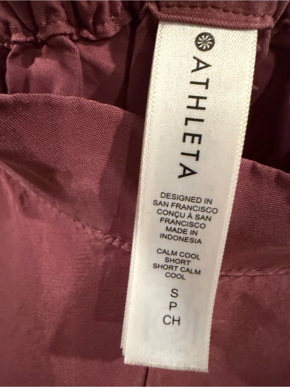 Athleta Calm Cool Cami and Short Set Tawny Rose Pajama Set Size Small